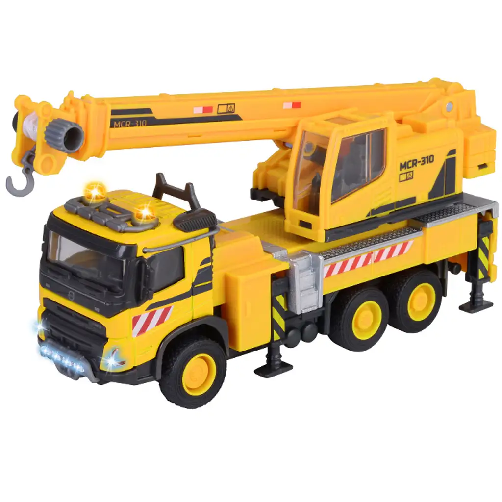 imagen de Majorette: Camión grúa Volvo con luz y sonido 22 cm - Simba Toys 4