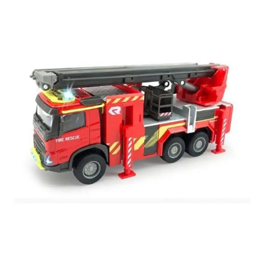 imagen de Majorette: Coche de bomberos Volvo con luz y sonido 19cm - Simba Toys 2