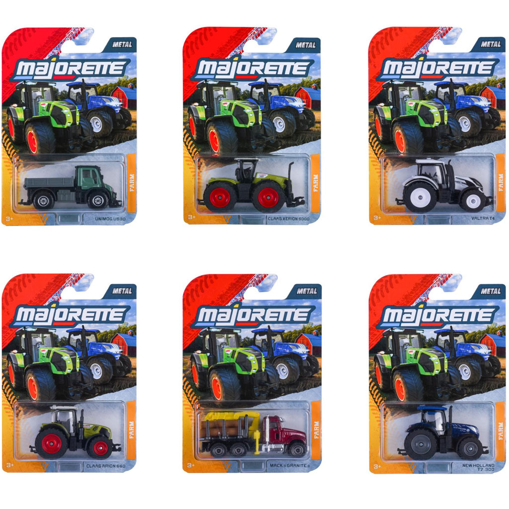imagen de Majorette: Coche de juguete premium de granja en varias versiones 1ud - Simba Toys 1