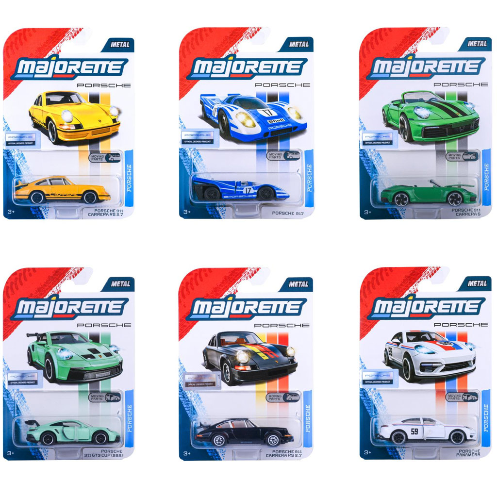 imagen de Majorette: coche pequeño premium Porsche en varias versiones 1ud - Simba Toys 1