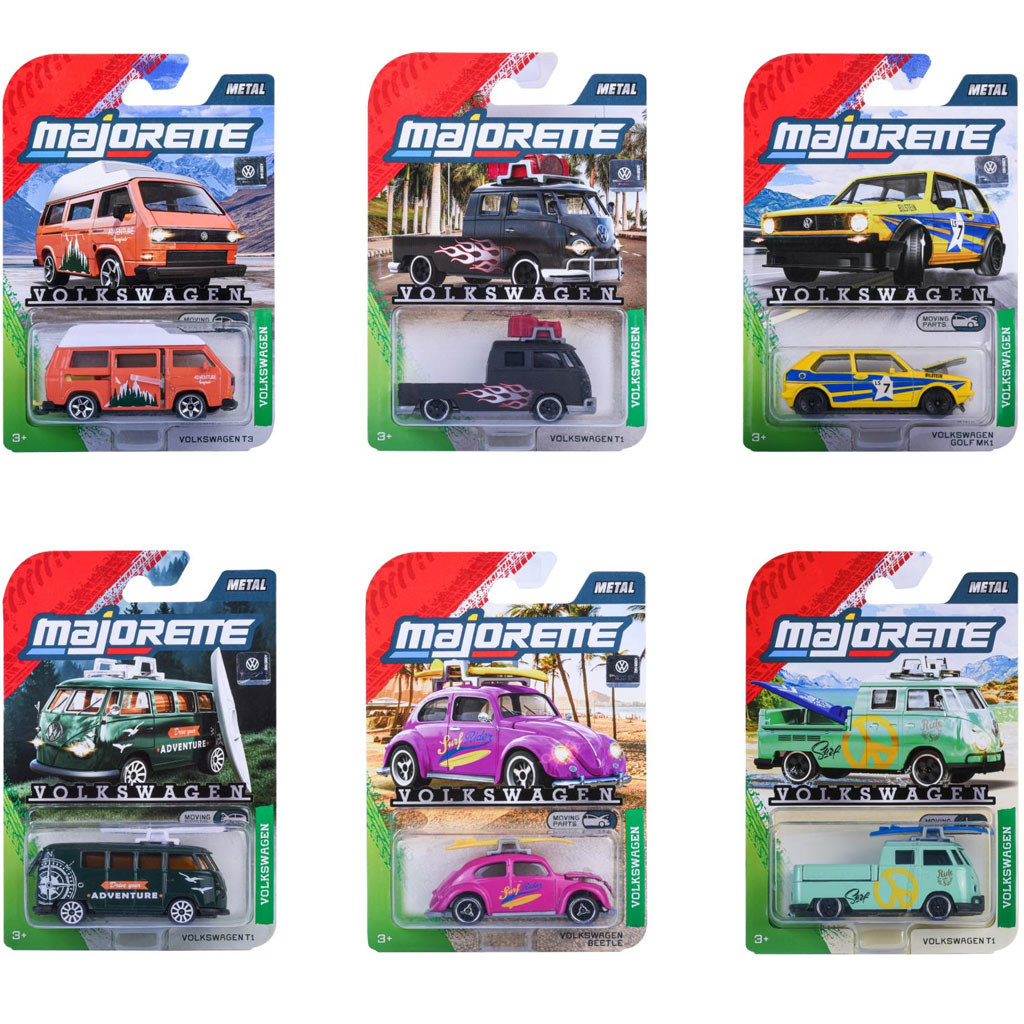 imagen de Majorette: coche pequeño premium Volkswagen en varias versiones 1ud - Simba Toys 1
