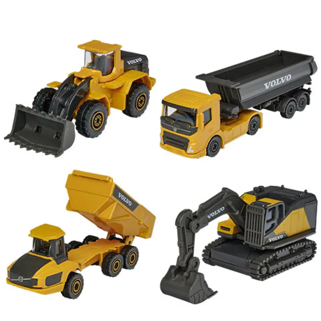 imagen de Majorette - Edición Volvo máquinas de construcción set de 4 piezas - Simba Toys 2