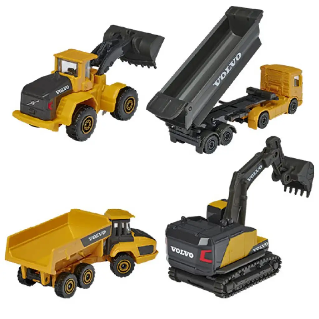 imagen de Majorette - Edición Volvo máquinas de construcción set de 4 piezas - Simba Toys 3