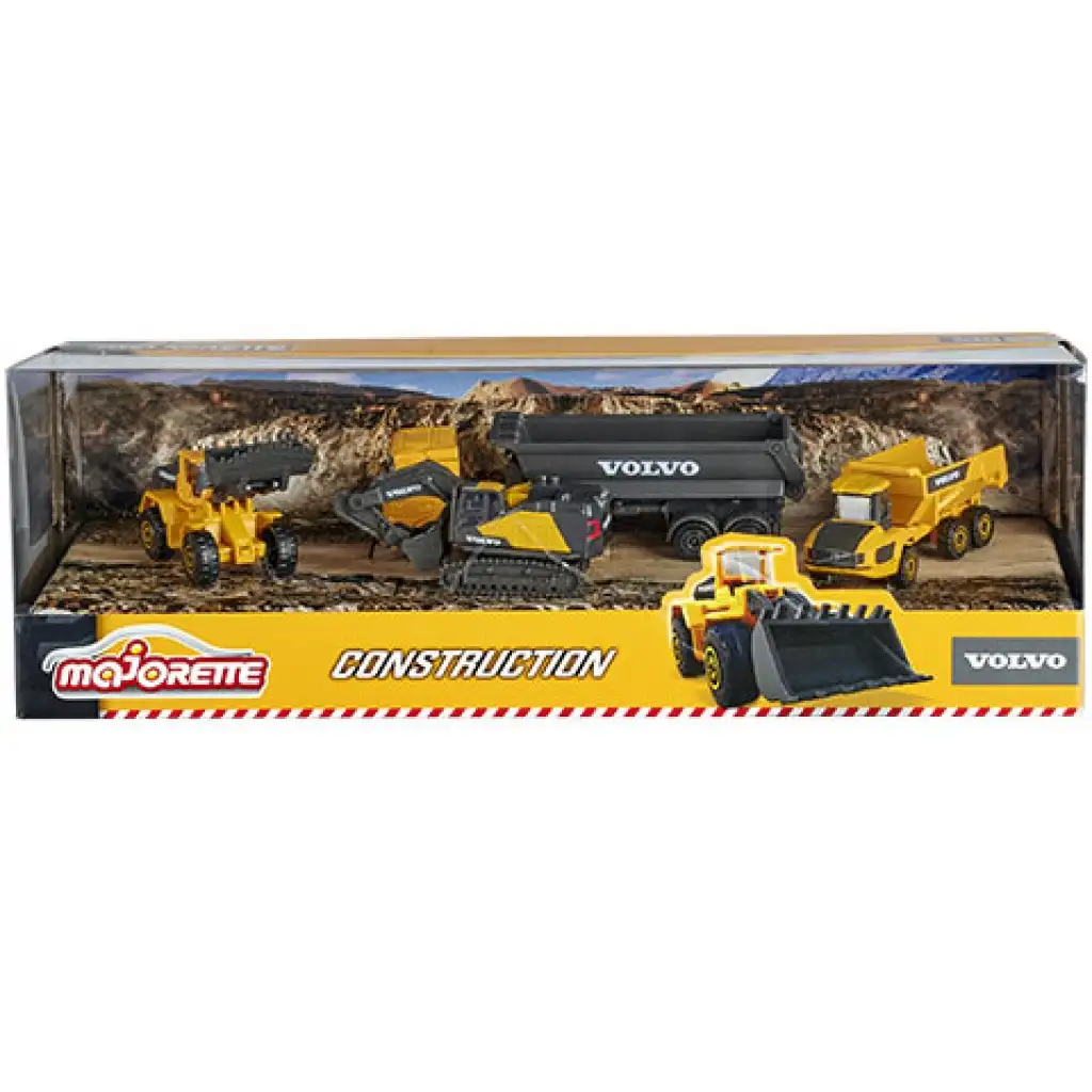 imagen de Majorette - Edición Volvo máquinas de construcción set de 4 piezas - Simba Toys 1