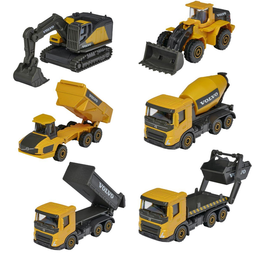 imagen de Majorette: Maquinaria de construcción Volvo en varias versiones 1ud - Simba Toys 2