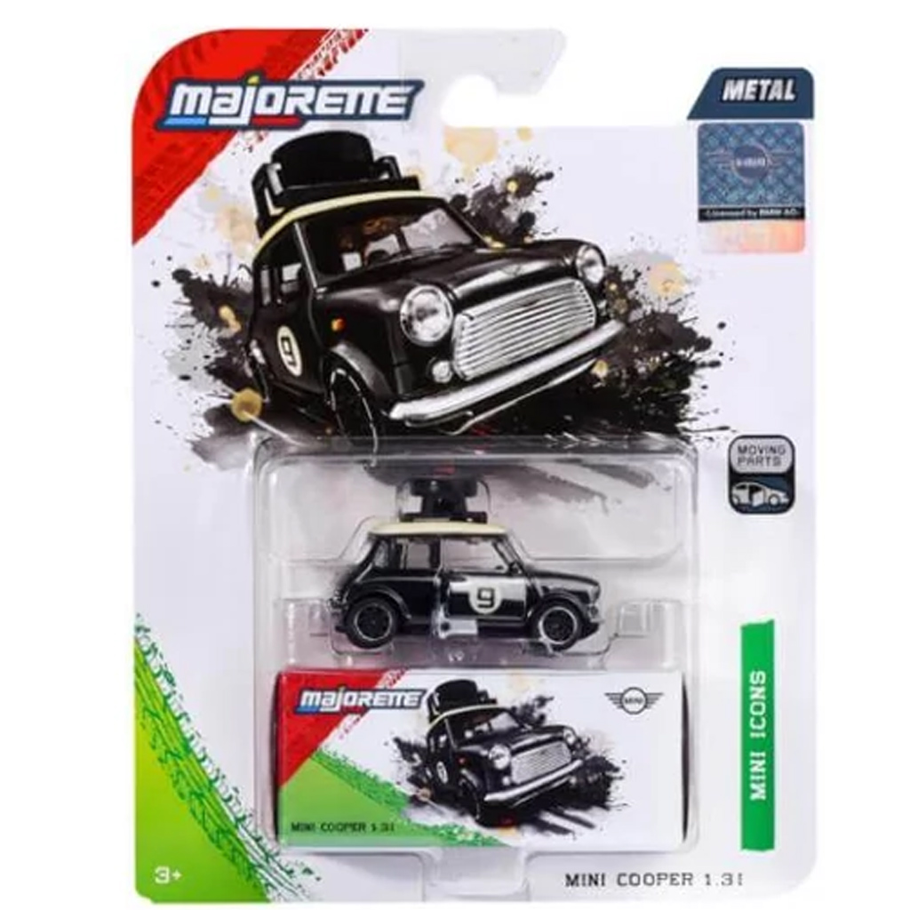 imagen de Majorette: Modelo de coche de lujo - Mini Cooper 1.3i - negro - Simba Toys 1