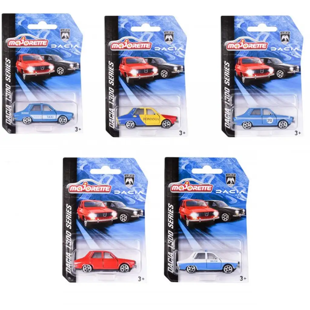 imagen de Majorette: Modelos de automóviles Dacia 1300 en varias versiones 1/64 1ud - Simba Toys 1