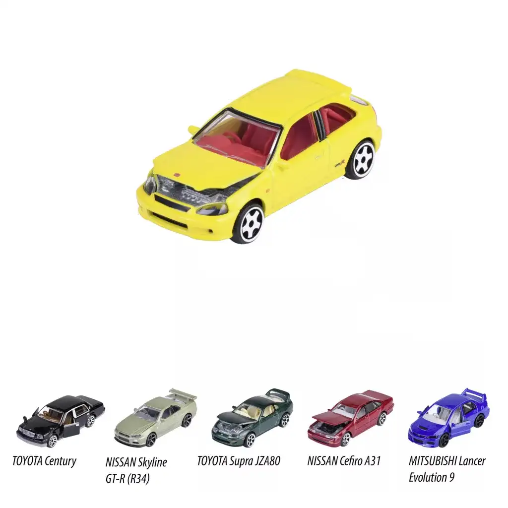 imagen de Majorette: serie Japón modelos de coches de metal serie 16 en varias versiones 1/64 1ud 2