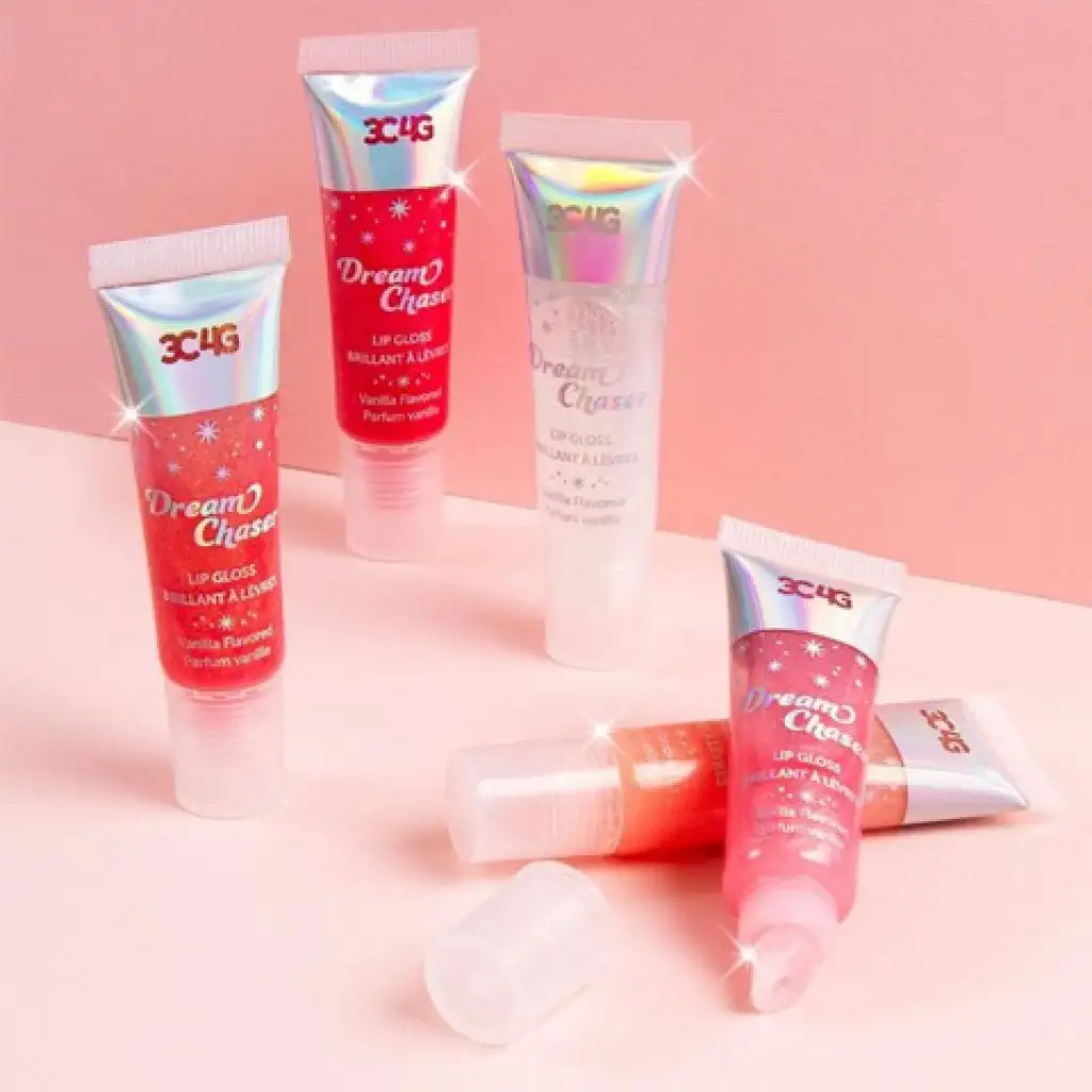 imagen de Make It Real: 3C4G Holowave Colección de brillo labial con aroma a vainilla 3