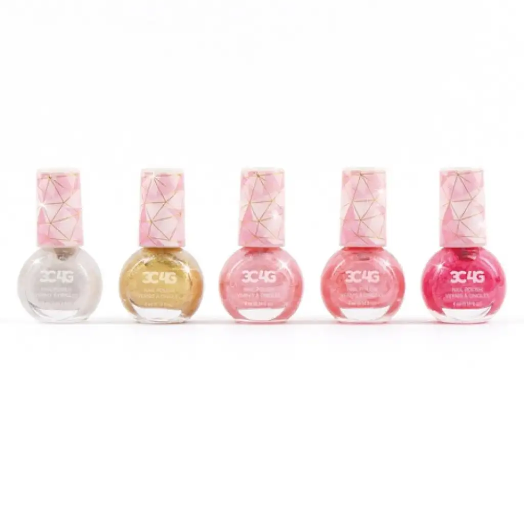 imagen de Make it Real: 3C4G rosa dorado set de 5 esmaltes de uñas 2