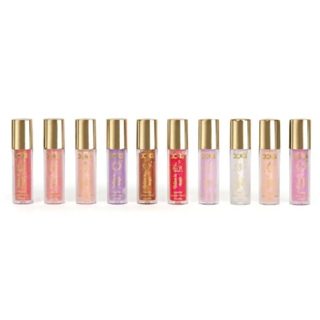 imagen de Make it Real: 3C4G rosa y dorado set de brillos labiales de 10 piezas 3