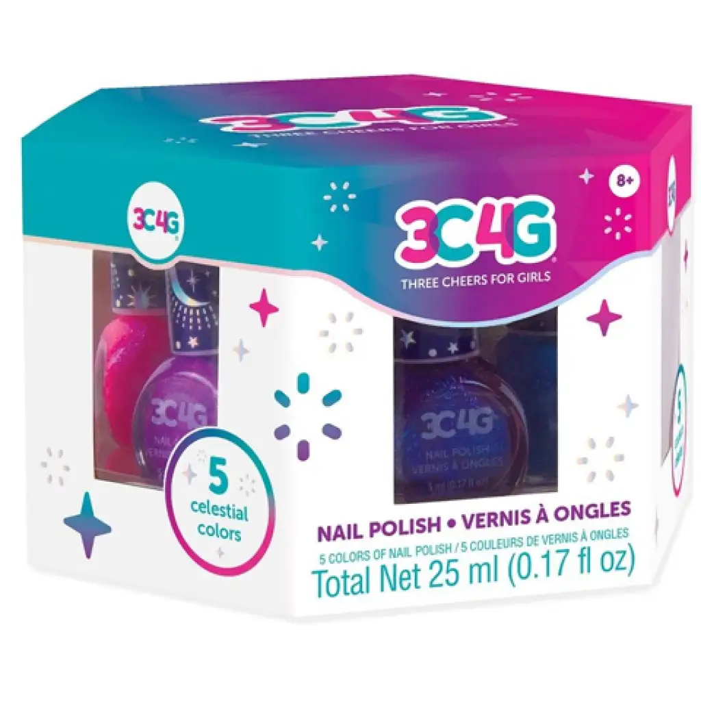 imagen de Make it Real: colección celestial 5 unidades set de esmaltes de uñas 1