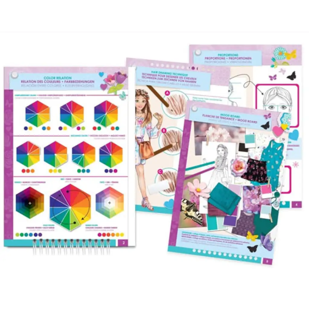 imagen de Make it Real: Cuaderno de bocetos de diseñador de moda con accesorios - Vestidos románticos 3