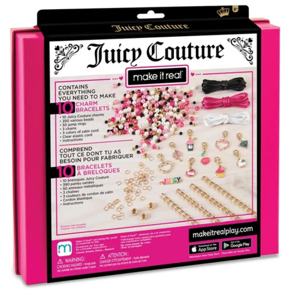 imagen de Make It Real: Juicy Couture rosa y brillante set de creación de joyas 2