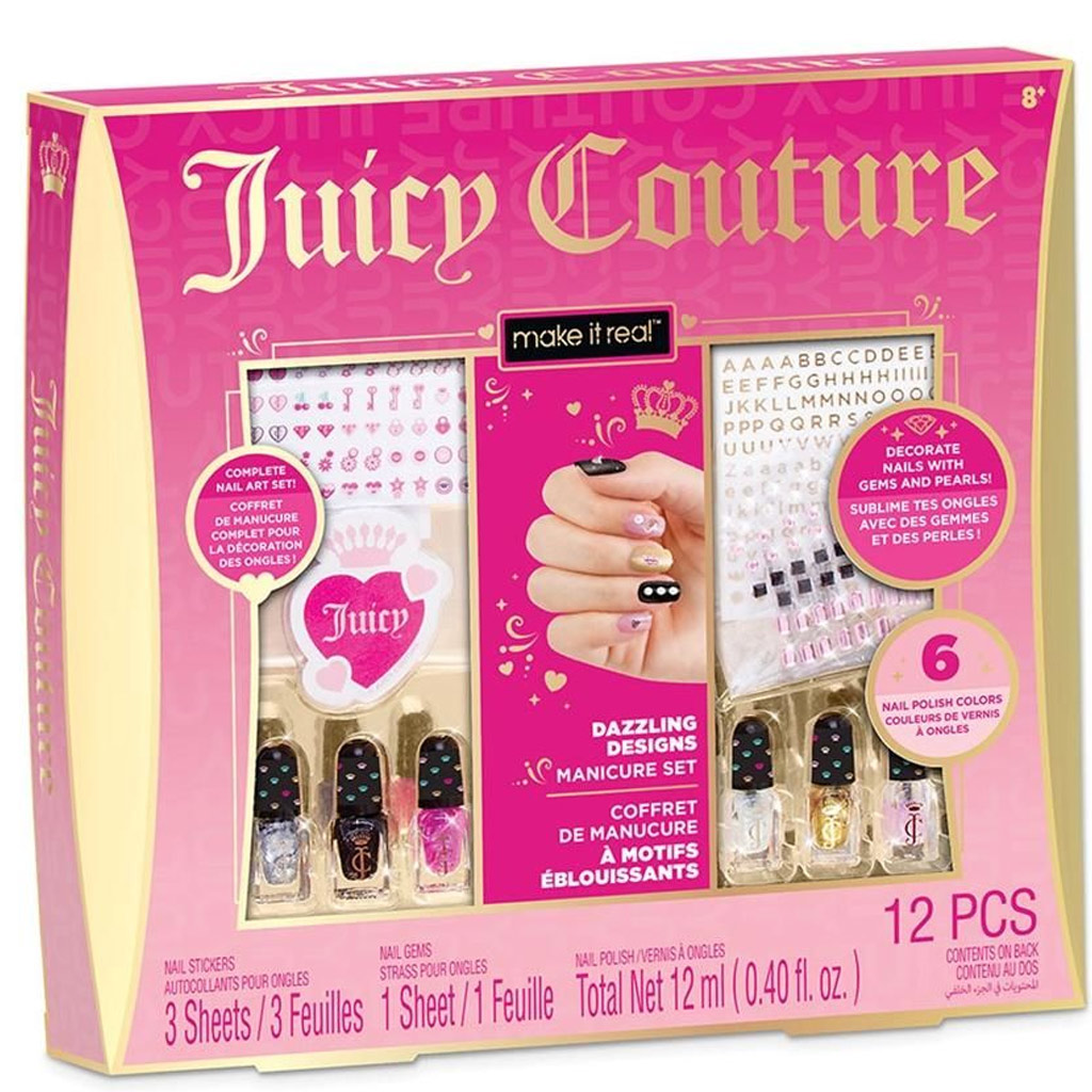 imagen de Make It Real: Juicy Couture uñas brillantes set de manicura 1