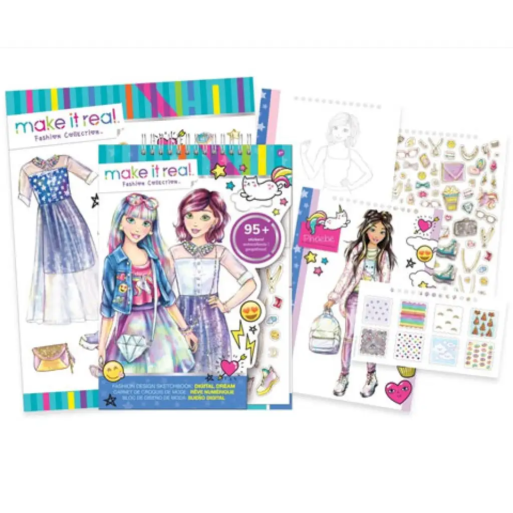 imagen de Make it Real: Mega set de diseñador de moda con tabla iluminada y accesorios 2