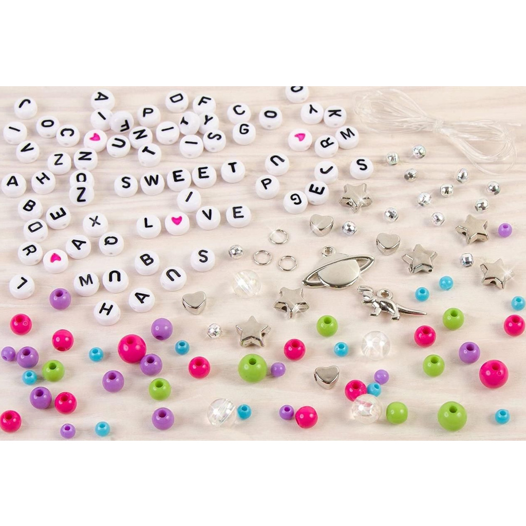 imagen de Make It Real: Pulseras de cuentas - Letras y cuentas 2