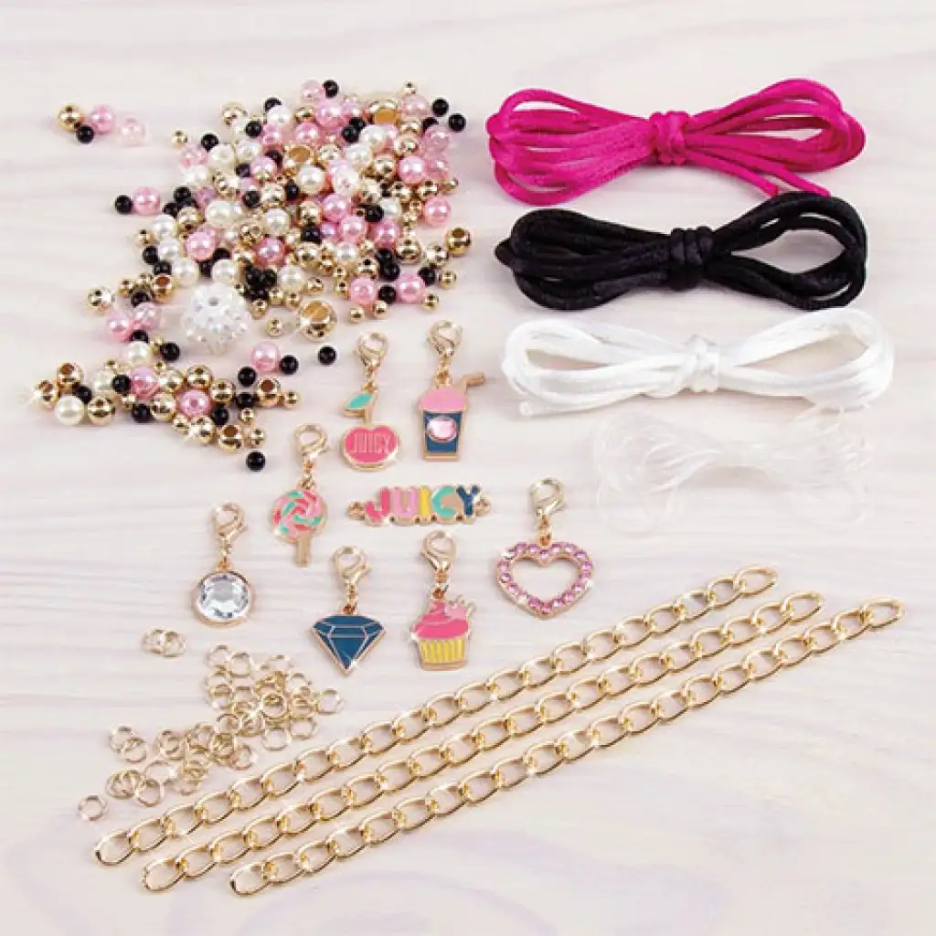 imagen de Make It Real: Pulseras mini jugosas - Rosa y pompas 2