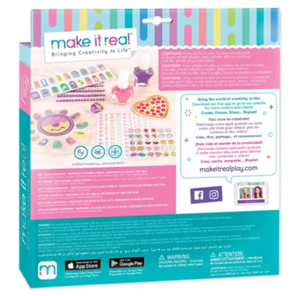 imagen de Make it Real: Set de belleza con uñas brillantes 2