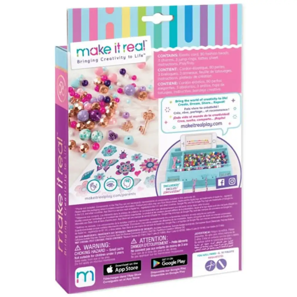 imagen de Make it Real: Set de creación de pulseras de cuentas - Creatividad floreciente 2