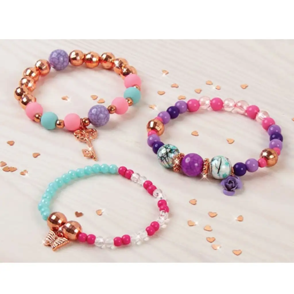 imagen de Make it Real: Set de creación de pulseras de cuentas - Creatividad floreciente 4