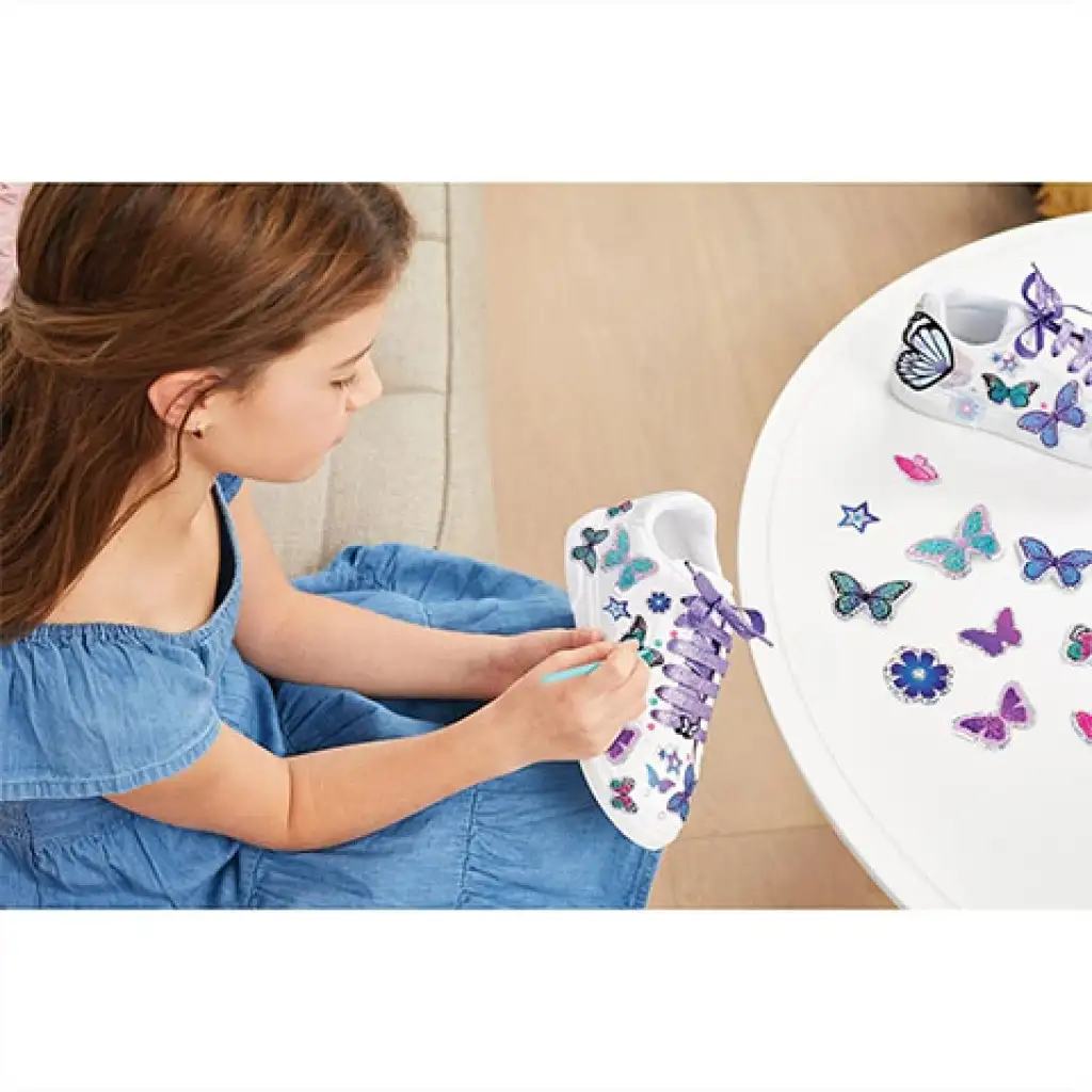 imagen de Make It Real: Sticker Chic Decoración de Zapatos - Mariposa 3