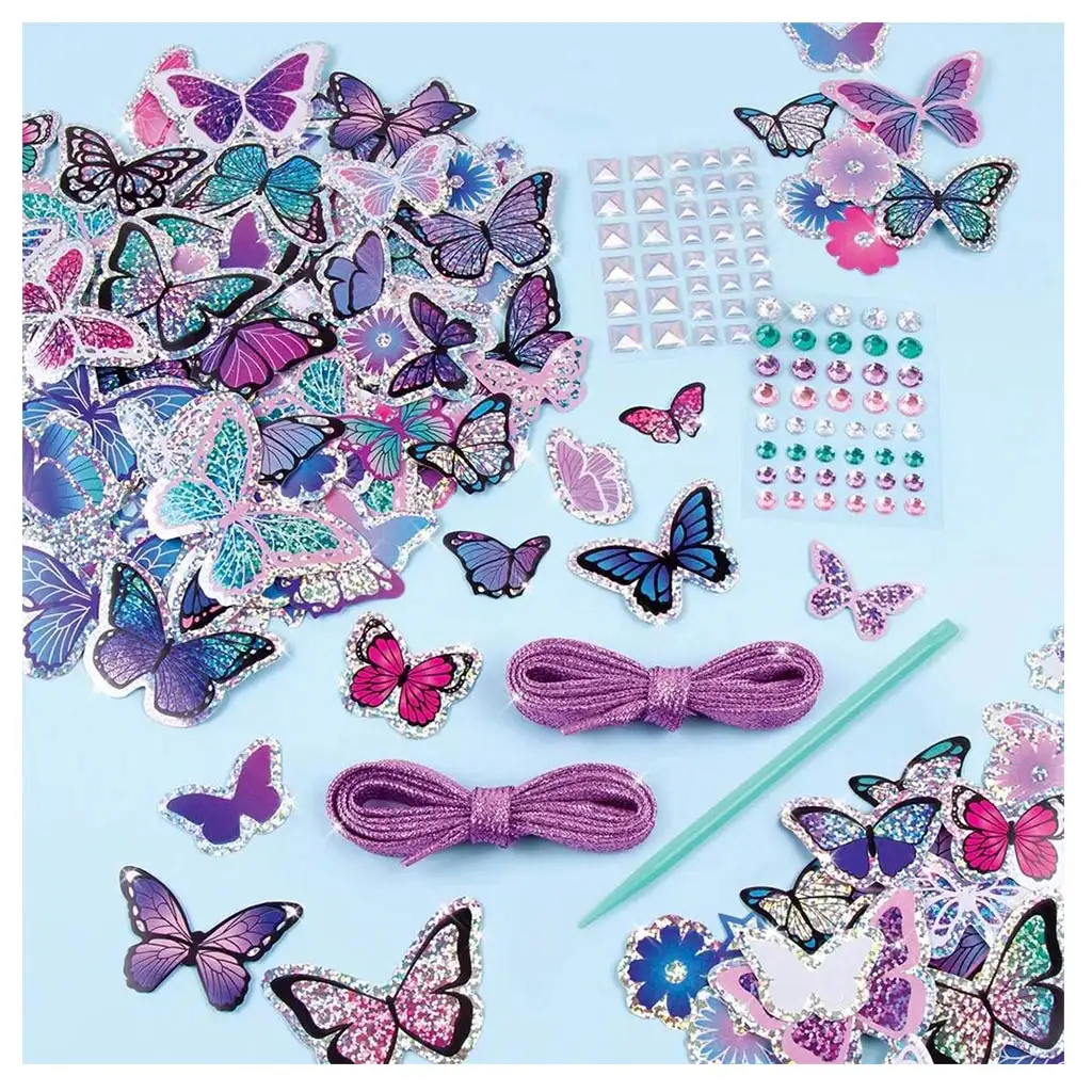 imagen de Make It Real: Sticker Chic Decoración de Zapatos - Mariposas 4