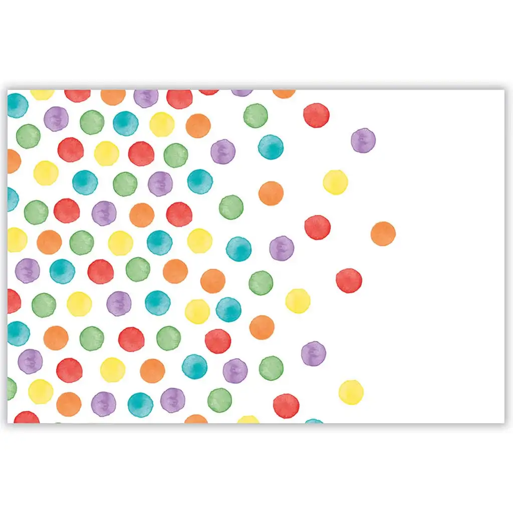 imagen de Mantel de plástico colorido con puntos – 120x180 cm 1