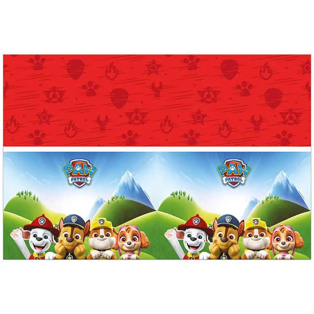 imagen de Mantel de plástico de Paw Patrol con perritos 120x180cm 1