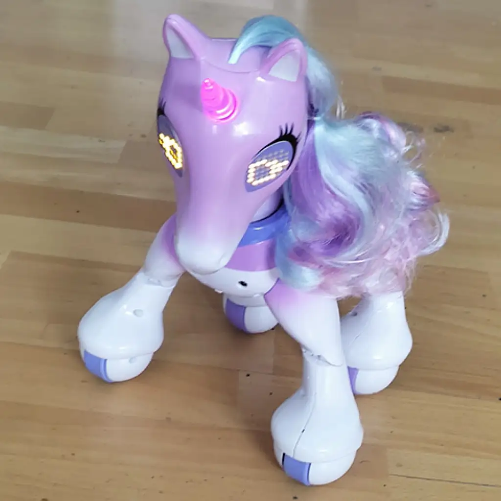 imagen de Maravilloso unicornio interactivo a control remoto 28cm 5