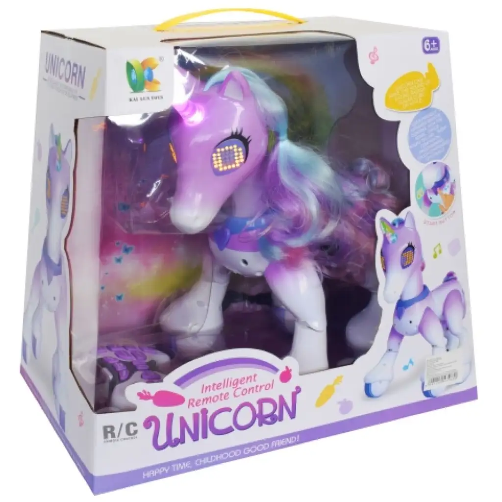 imagen de Maravilloso unicornio interactivo a control remoto 28cm 6