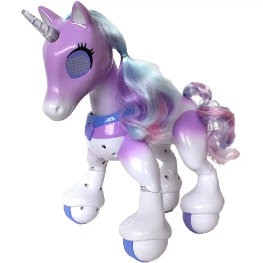 imagen de Maravilloso unicornio interactivo a control remoto 28cm 1