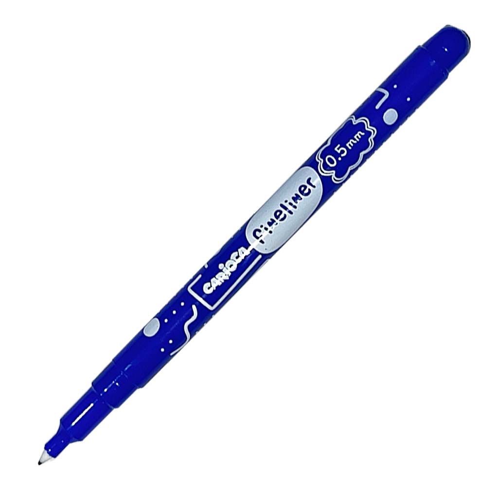 imagen de Marcador de punta fina color azul 0.5mm - Carioca 2