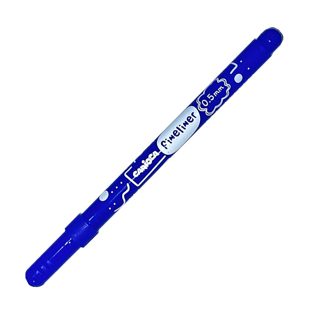 imagen de Marcador de punta fina color azul 0.5mm - Carioca 1