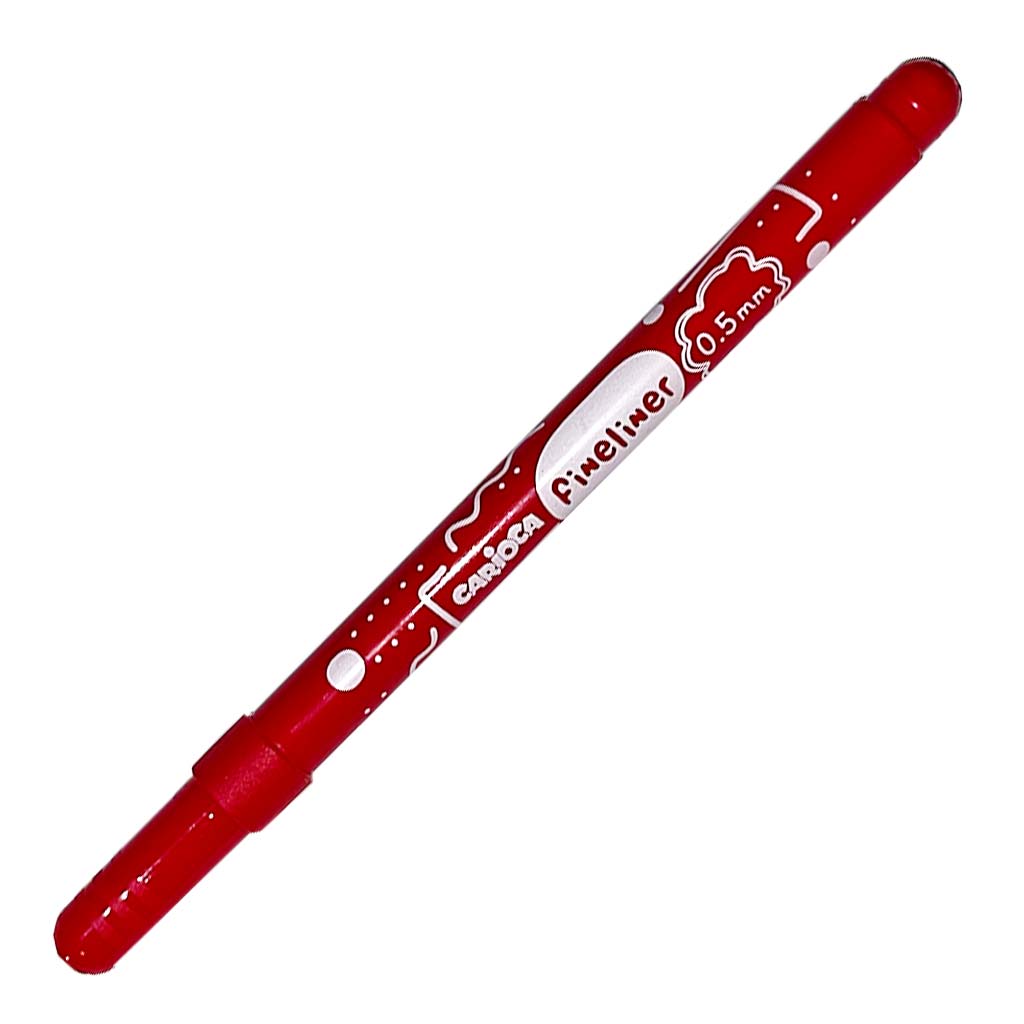 imagen de Marcador de punta fina rojo 0.5mm - Carioca 1