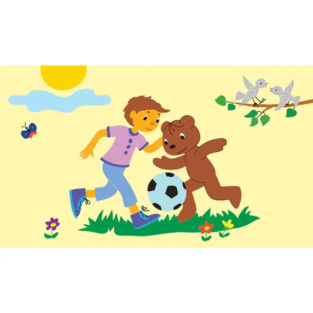 imagen de Marék Veronika: Boribon juega al fútbol diafilm 3
