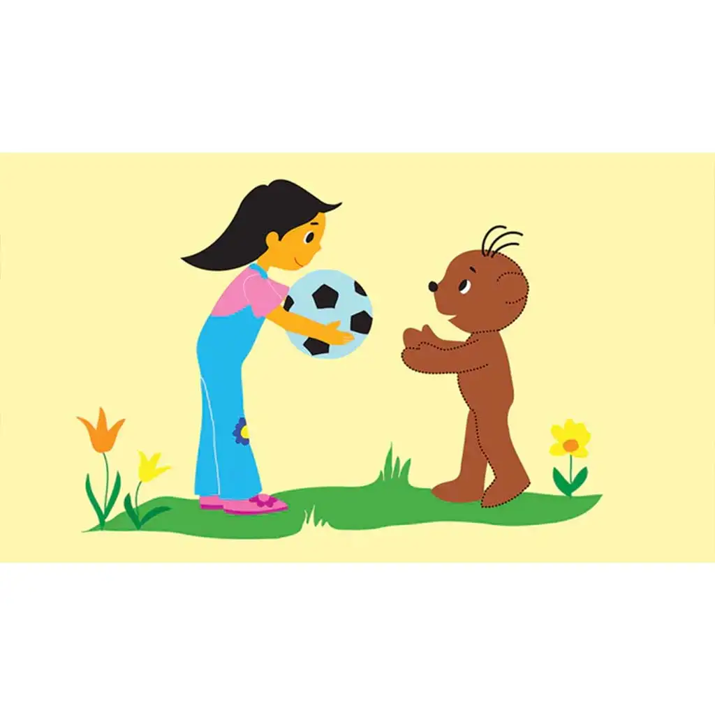 imagen de Marék Veronika: Boribon juega al fútbol diafilm 1