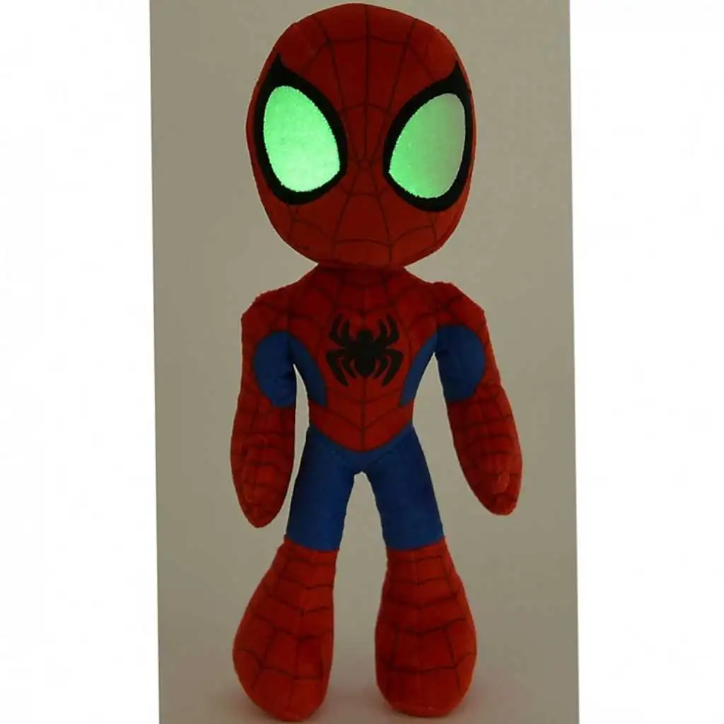 imagen de Marvel: Amigos Asombrosos - Spider-Man Figura de Peluche Póki con Ojos que Brillan en la Oscuridad 25cm 3