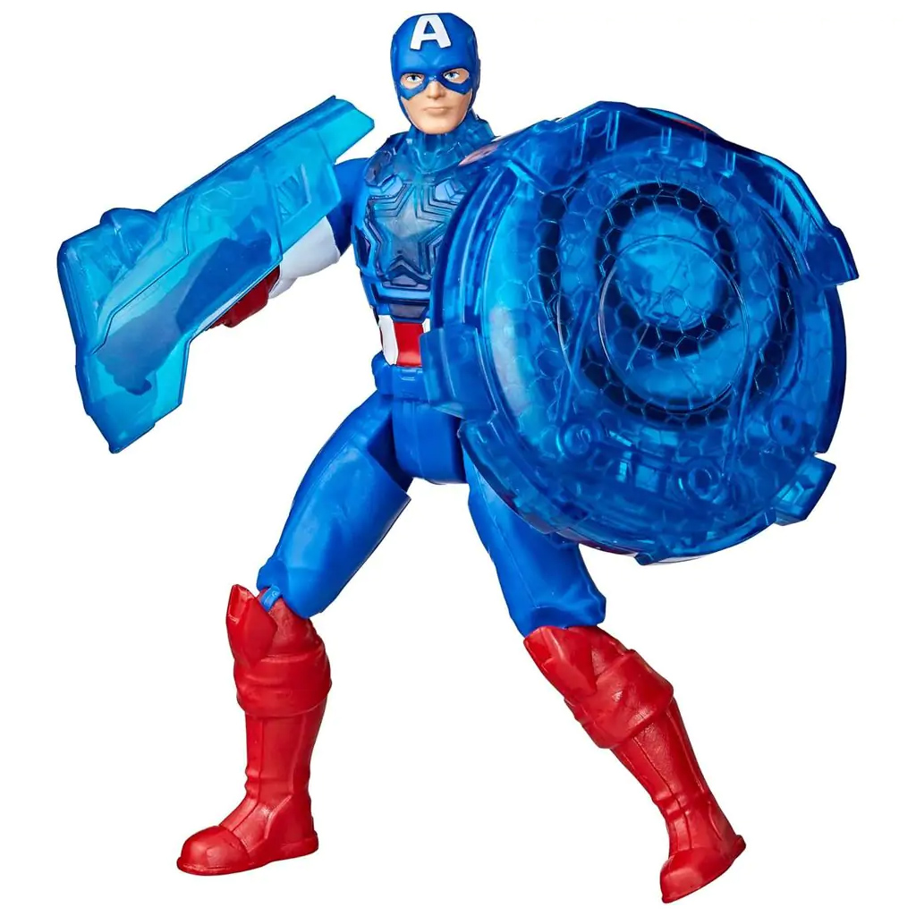 imagen de Marvel: Capitán América con moto y lanzador de escudo - Hasbro 3