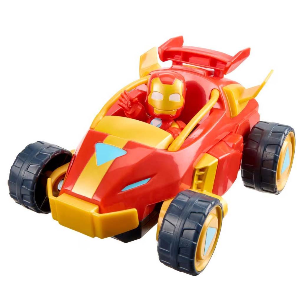 imagen de Marvel: Coche y set de figuras Mech Iron Man 2 en 1 - Hasbro 2