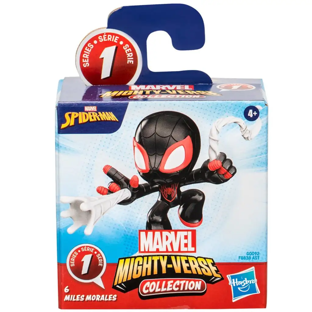 imagen de Marvel: Colección Mighty-Verse de Spider-Man - mini figura de Miles Morales - Hasbro 3
