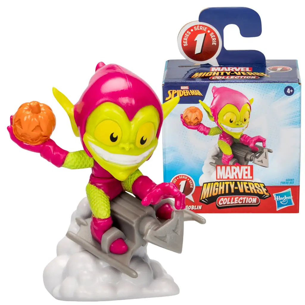 imagen de Marvel: Colección Mighty-Verse de Spider-Man - mini figura del Duende Verde - Hasbro 1