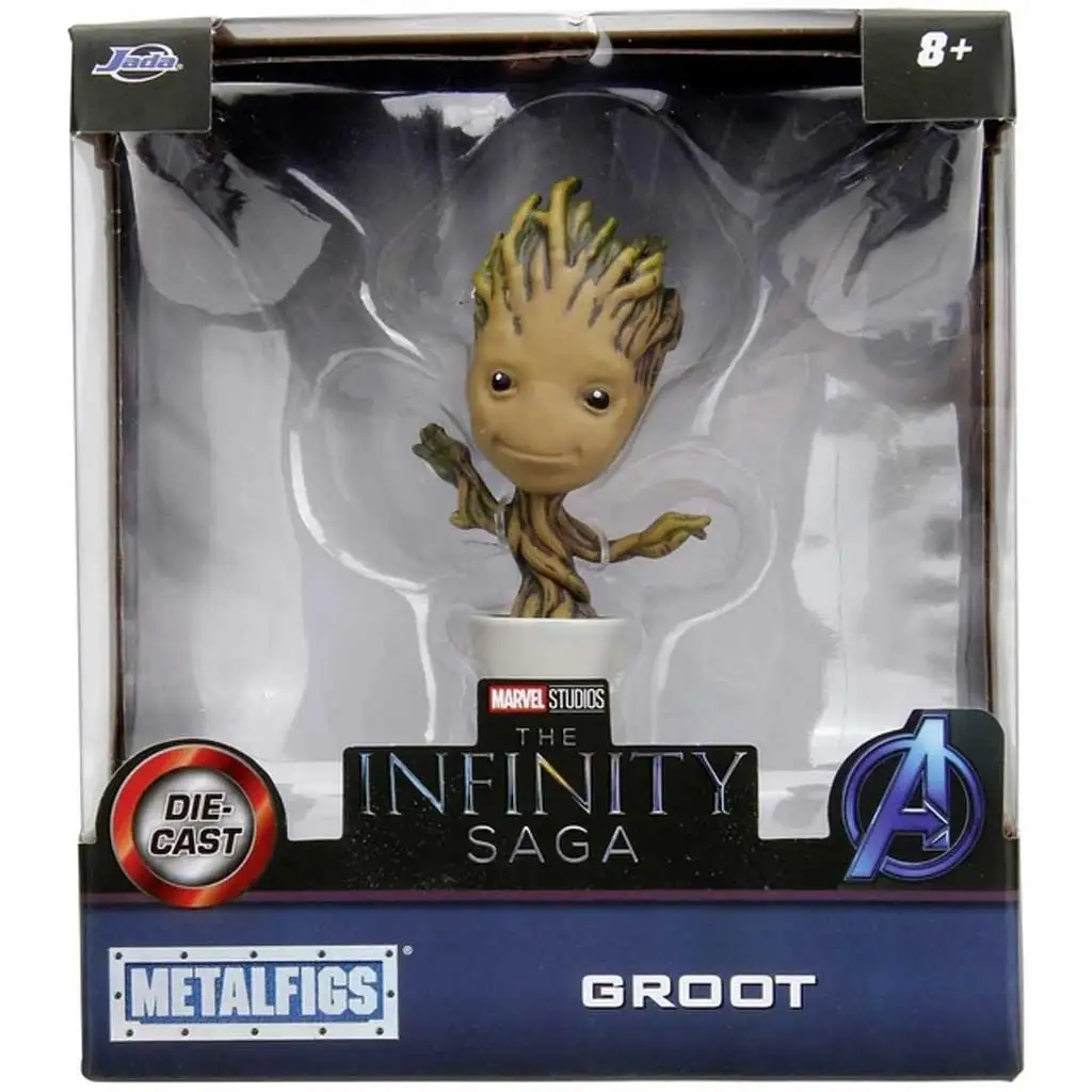 imagen de Marvel: Figura de acción de metal premium Groot 10cm - Jada Toys 4