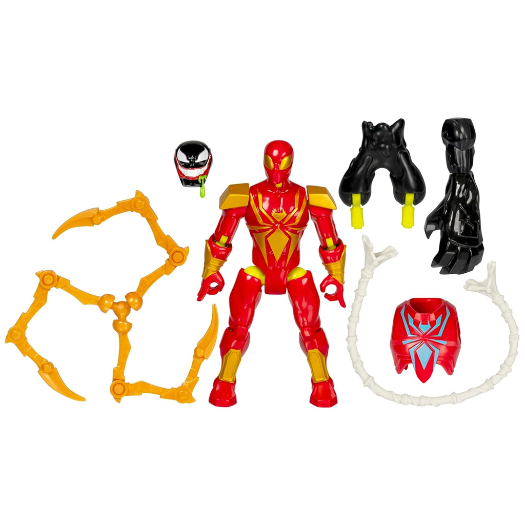 imagen de Marvel: Figuras Mix Mashers Iron Spider con accesorios - Hasbro 2