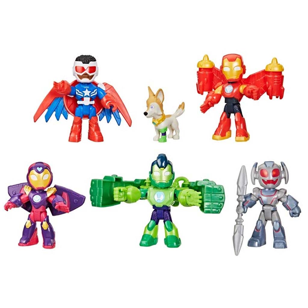 imagen de Marvel: Iron Man Armored Avengers set de 6 figuras - Hasbro 2