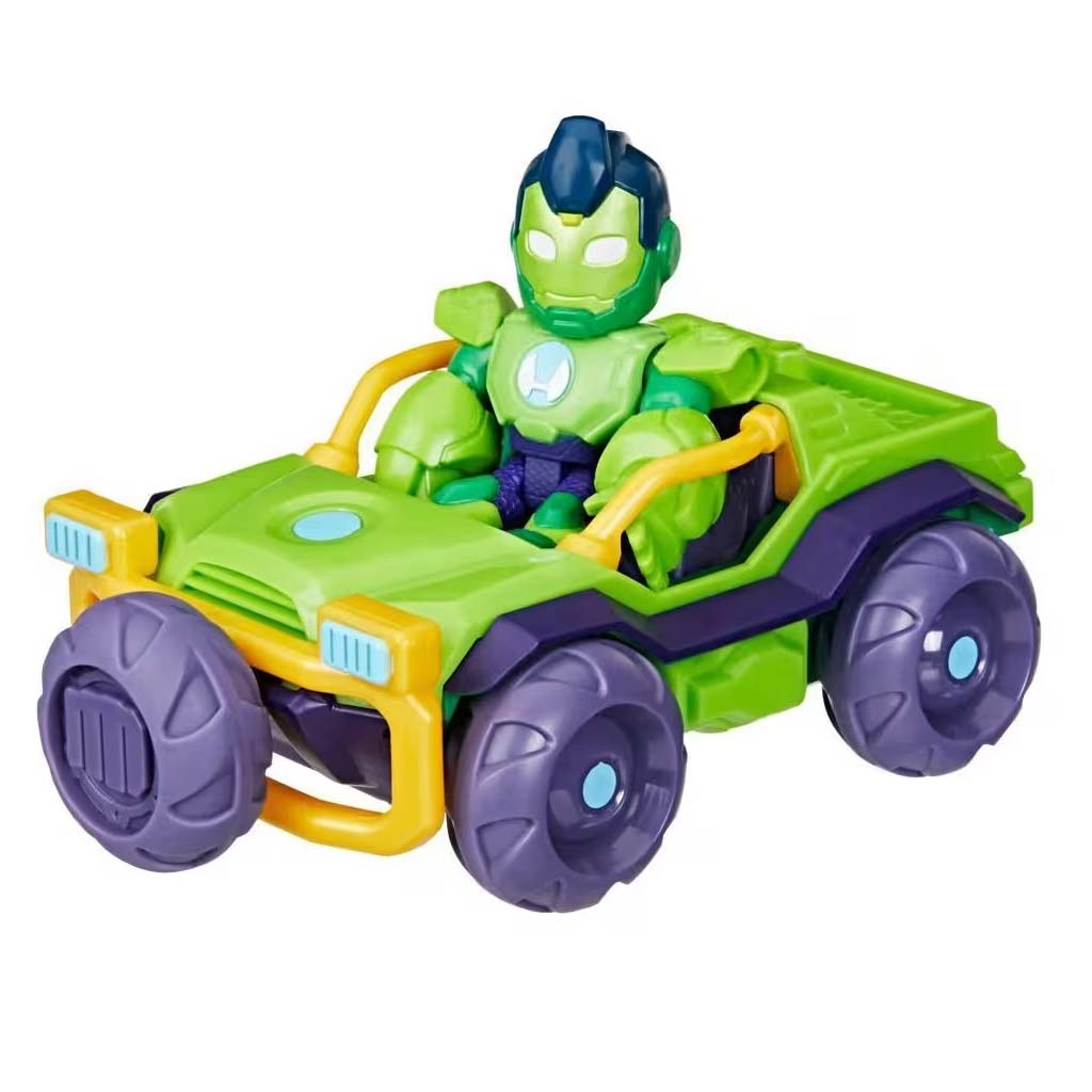 imagen de Marvel Iron Man y Sus Amigos – Set de Vehículo y Figura: Iron Hulk - Hasbro 2