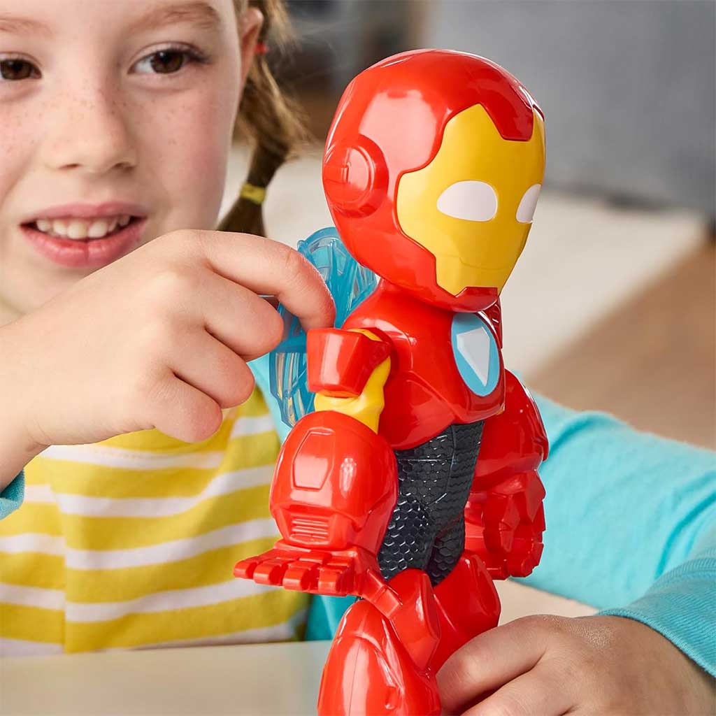 imagen de Marvel Iron Man y sus maravillosos amigos - figura de Iron Man de 23 cm - Hasbro 3