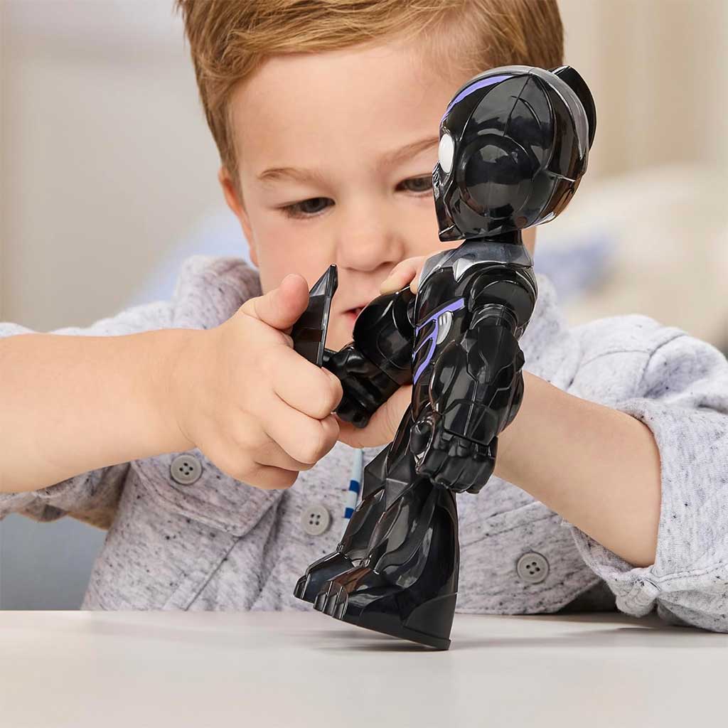 imagen de Marvel Iron Man y sus maravillosos amigos - Figura de Pantera Negra de 23 cm - Hasbro 4