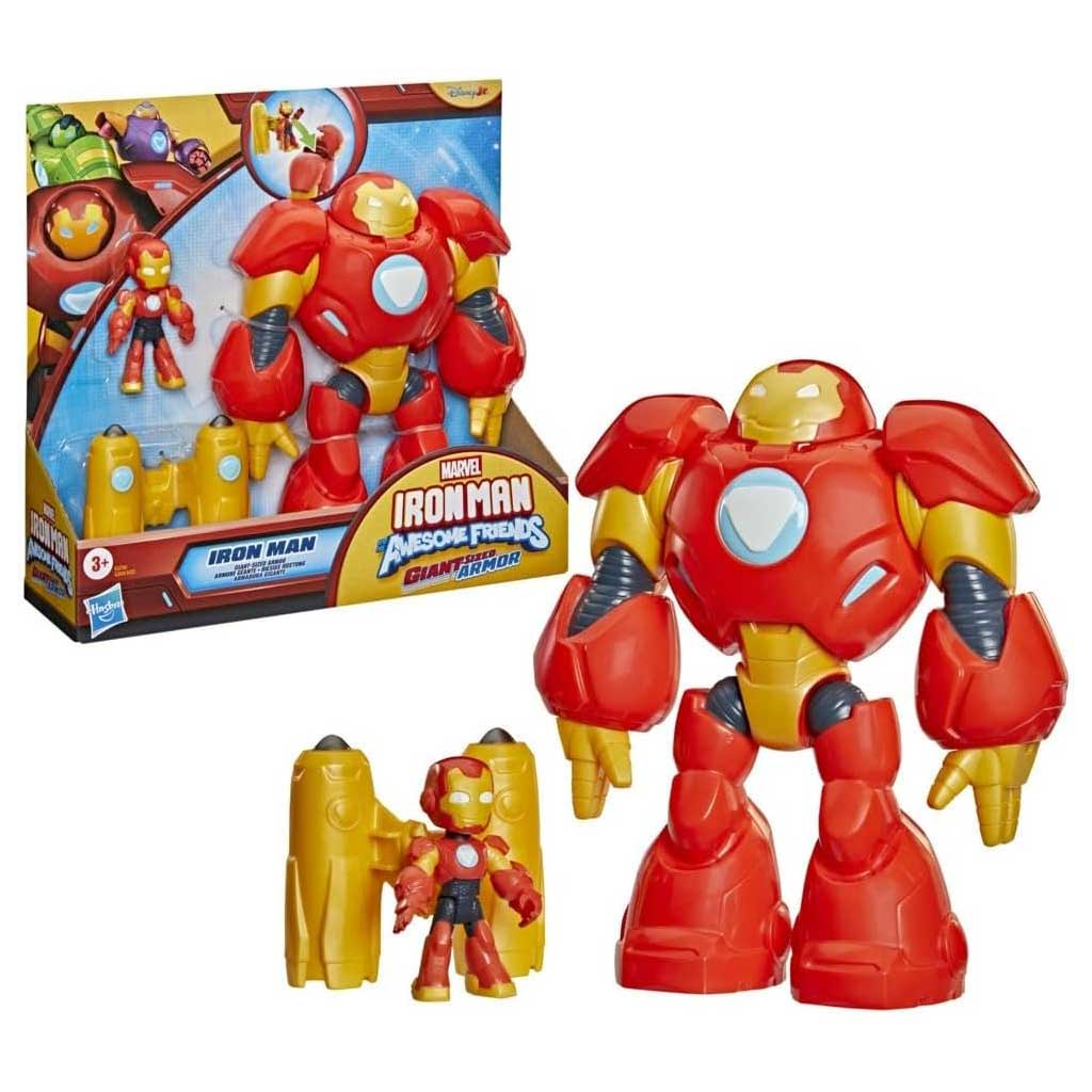 imagen de Marvel Iron Man y sus maravillosos amigos - Juego de armadura de tamaño gigante Iron Man - Hasbro 3