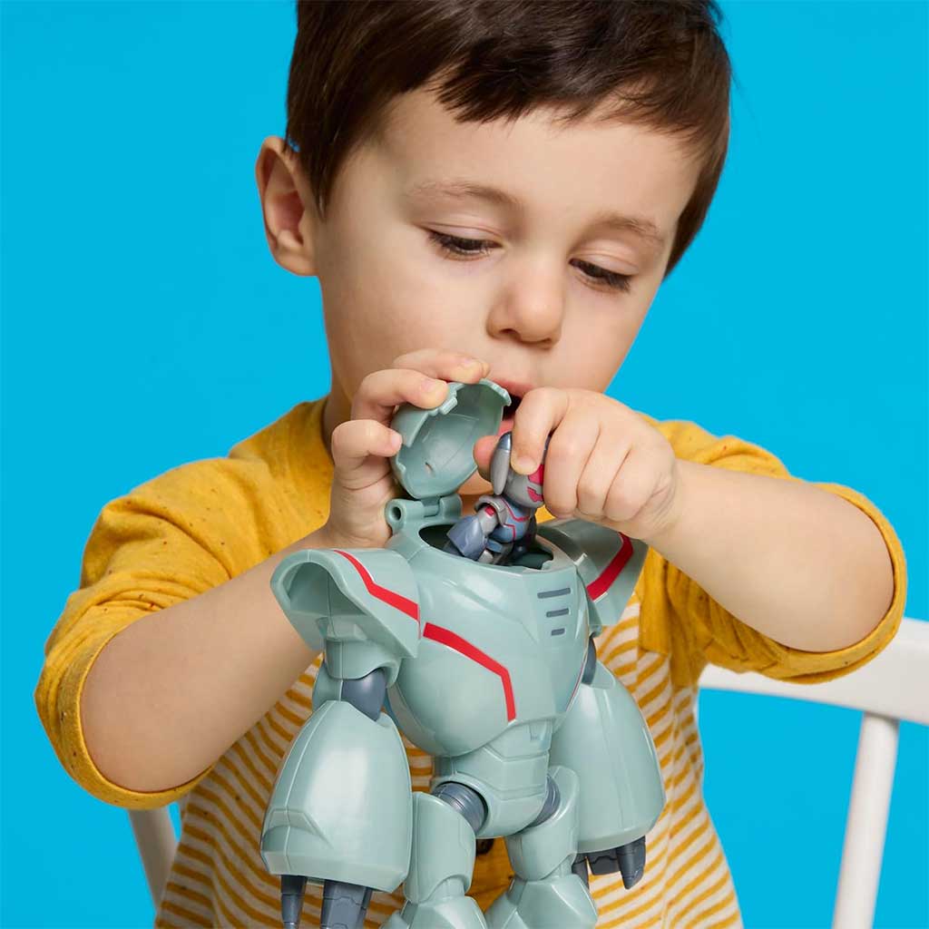 imagen de Marvel Iron Man y sus maravillosos amigos - Juego de figuras de Armadura Gigante Ultron - Hasbro 3
